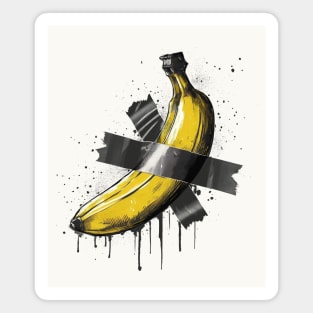 banana duct tape art Magnet